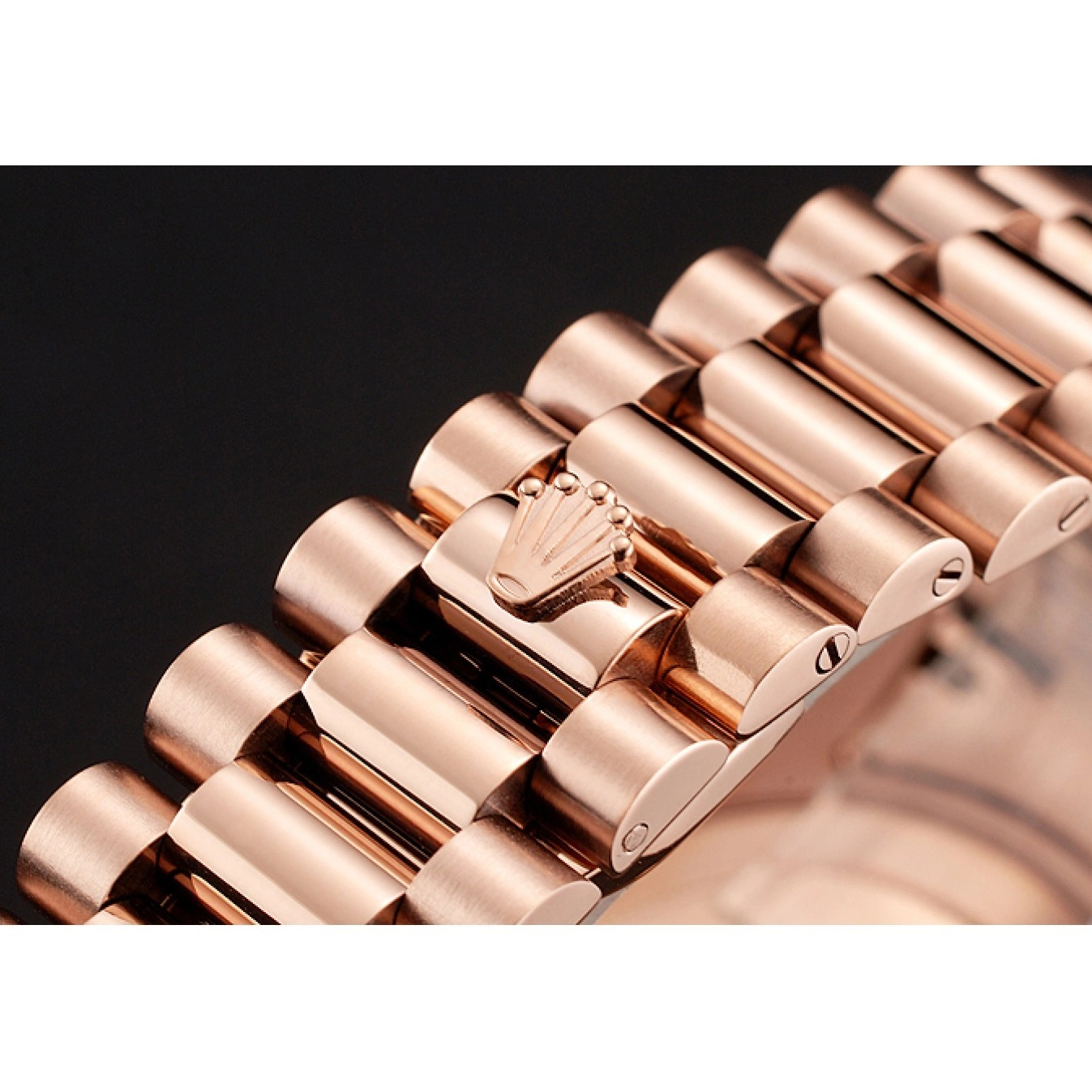 Aaa replica watch Gold And 1454102 Rose Bracelet Swiss Black Rubies Dial Day-Date Diamonds Rolex 0616